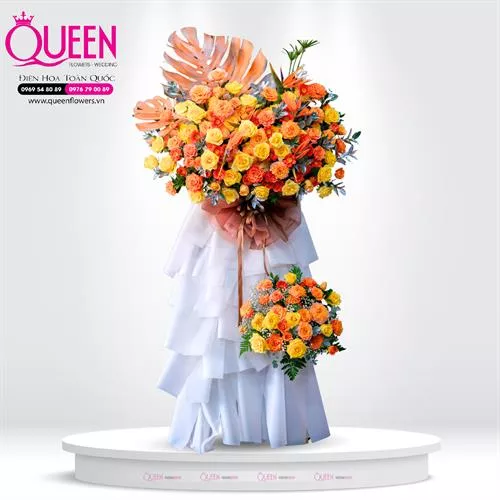 Mẫu Lẵng Hoa Khai Trương Đẹp 124